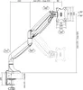 LogiLink BP0042, Klemme /Bolzen, 9 kg, 33 cm (13"), 81,3 cm Produktbild-Vorschau 2
