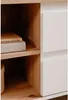 CALICOSY - Meuble TV 2 portes, 2 niches et 2 Voir les images du produit 14