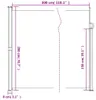 vidaXL Ausziehbare Seitenmarkise Anthrazit 200x300 cm Produktbild-Vorschau 6