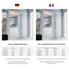 Übersichtsbild zu Maßempfehlungen für die unterschiedlichen Türvarianten nach Breite und Höhe Produktbild-Vorschau