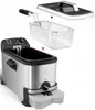 A deep fryer and its accessories are displayed against a white background. Produktbild-Vorschau
