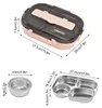 Boîte à lunch portable pour enfants en acier inoxydable Voir les images du produit 3