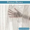 2er-Pack Gardinen,Voile-Vorhänge,Jacquard mit Produktbild-Vorschau 6