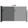 Výsuvná bočná markíza antracit 120x600 cm Náhľad obrázku produktu 5
