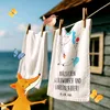 Mr. & Mrs. Panda Handtuch Einhorn Baby - Weiß - Geschenk, Produktbild-Vorschau 2