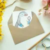 Mr. & Mrs. Panda Grußkarte Biologe Herz - Weiß - Geschenk, Produktbild-Vorschau 3