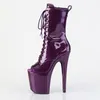 FLAMINGO-1041GP Damen Booties von Pleaser, Lila Lack , EU Produktbild-Vorschau 3
