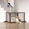 Bramka ochronna PawHut Dog Gate, wolnostojąca, z nóżkami, Podgląd zdjęcia produktu 5