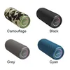Four different color options of a portable wireless speaker are displayed in a grid layout. Produktbild-Vorschau