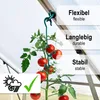 com-four® 120x Rispenhaken, Tomatenhaken, Pflanzenklemmen Produktbild-Vorschau 2