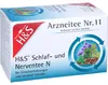 H&S Tè del sonno e dei nervi N Tè medicinale n. 11 bustine Anteprima dell’immagine prodotto 3