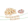 Perles de lettres en bois pour la fabrication de bracelets, Voir les images du produit 3