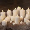 LED Stumpenkerze Flamme - Echtwachs - warmweiße 3D Flamme - Produktbild-Vorschau 7