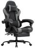 Gaming-Stuhl ergonomisch, Lendenstütze, Kunstleder, bequem, Produktbild-Vorschau 1