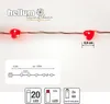 LED Lichterkette Herzen 1,05 m beleuchtet,  20 rote LEDs, Produktbild-Vorschau 3