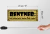 Holzschild Spruch 27x10cm Rentner jetzt habe keine Zeit Produktbild-Vorschau 6