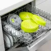 InnovaGoods Doppel Dampfgarer für die Mikrowelle grün Produktbild-Vorschau 5