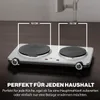 Clatronic® Edelstahl-Doppelkochplatte | Kochplatte mit 2 Produktbild-Vorschau 18