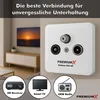 PremiumX 15X PX3-DC 3-fach Sat Durchgangsdose DC-Durchgang Produktbild-Vorschau 2