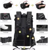 50L Reiserucksack,Tragerucksack(Schwarz) Langlebige Produktbild-Vorschau 4