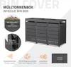 ML-Design 3-košový box na odpadky se stříškou pro výsadbu, Náhled obrázku produktu 2