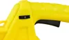 A close-up shot of a yellow power tool, focusing on a black switch labeled 'MAX'. Podgląd zdjęcia produktu