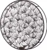 Gilde Teelichtleuchter, rund, "Ginkgo", Metall, schwarz, Anteprima dell’immagine prodotto 3