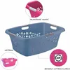 Rotho cesto portabiancheria 25L Flowers - cesto Anteprima dell’immagine prodotto 3