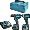 Makita DLX 2289 TJ Combo Kit 18 V mit DDF 485 Akku Produktbild-Vorschau 6