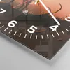Wanduhr - Quadrat - Glasuhr - Hirsch Geweih Hörner - Produktbild-Vorschau 5
