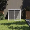vidaXL Hühnerkäfig mit Dach Hellgrau 103x98x90 cm Produktbild-Vorschau 2