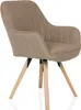hjh LIVING Polsterstuhl mit Armlehnen SCANDI SOFT Stoff Produktbild-Vorschau 4