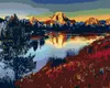 Zuty - Malen nach Zahlen - SEE UNTER DEN BERGEN, 40x50 cm, Produktbild-Vorschau 1