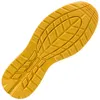 The image shows the sole of a yellow shoe, isolated on a white background. Produktbild-Vorschau