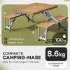 DEUBA® Ensemble pliable table et 4 assises bois et Voir les images du produit 2