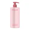 A pink pump bottle of Payot body lotion on a white background. Produktbild-Vorschau
