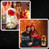 Ewige Rose unter Glas mit LED, rote Dekorationsrose, Produktbild-Vorschau 16