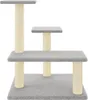 vidaXL Graffiatoio in sisal Grigio chiaro 61 cm Anteprima dell’immagine prodotto 3