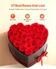 SucceBuy 27 pz. Rose eterne in scatola cuore, bouquet Anteprima dell’immagine prodotto 2