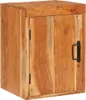 vidaXL Nachttisch Braun 35 x 33 x 48 cm Massivholz Akazie Produktbild-Vorschau 1