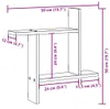 vidaXL Półki ścienne 2 szt. Brązowy dąb 50x12x50 cm Podgląd zdjęcia produktu 6