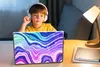 MuchoWow® Laptop Aufkleber Sticker Cover Neon - Achat - Produktbild-Vorschau 3