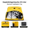 Wiltec 3 in 1 borsa portapacchi giallo, borsa da bici zaino Anteprima dell’immagine prodotto 7