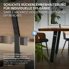 ML-Design 2x držák opěradla, černý, z oceli, pro lavice, Náhled obrázku produktu 4