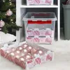 Scatola per gingilli di Natale 22 litri trasparente/rosso Anteprima dell’immagine prodotto 4