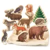 Jeu de construction en bois "Animaux de la forêt" Voir les images du produit 1