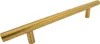 set di 10 maniglie per mobili in oro opaco 128 mm - acciaio Anteprima dell’immagine prodotto 7
