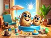 CALVENDO Puzzle Sommerspaß im Wohnzimmer: Kartoffeln im Produktbild-Vorschau 3