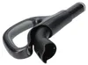 A black vacuum cleaner hose handle with a gray grip. Produktbild-Vorschau