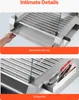 Close-up shots of a hot dog roller grill highlighting its features. Produktbild-Vorschau